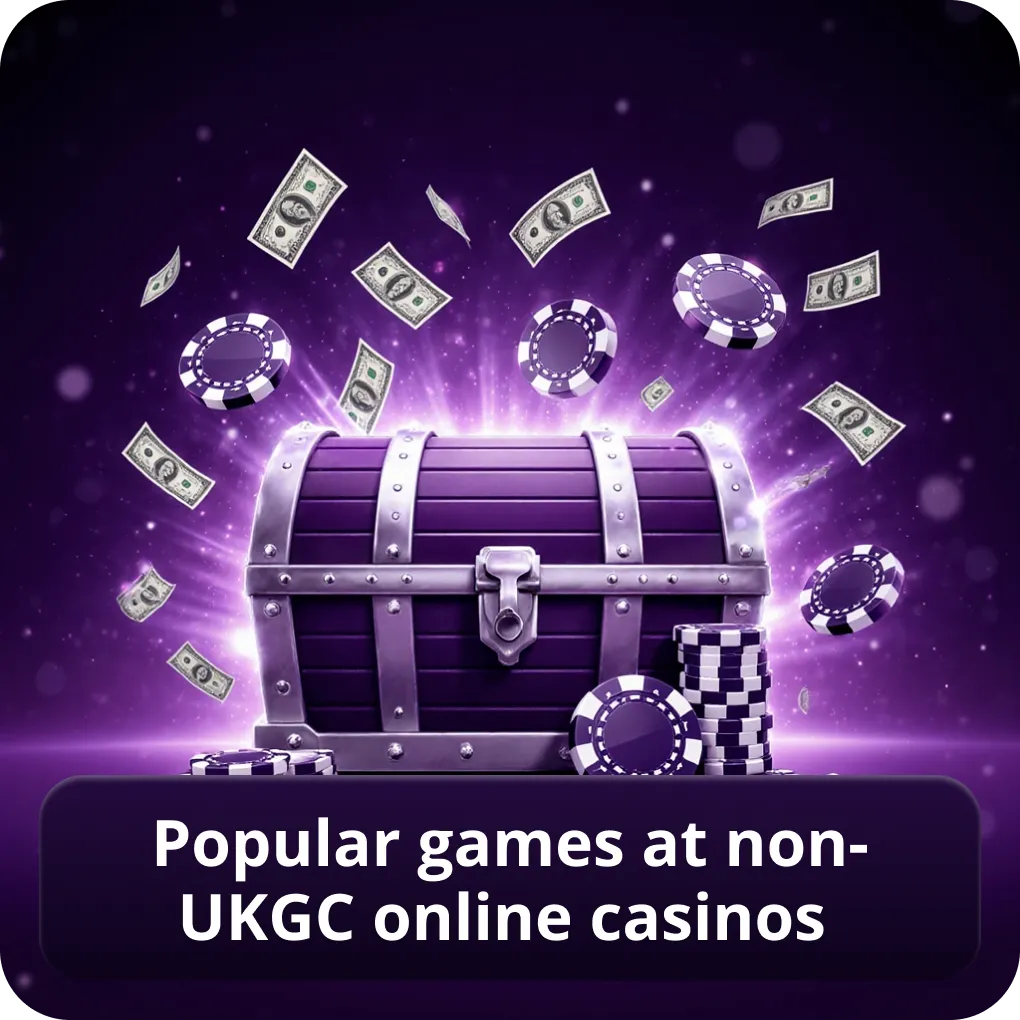 Popular games at non-UKGC online casinos