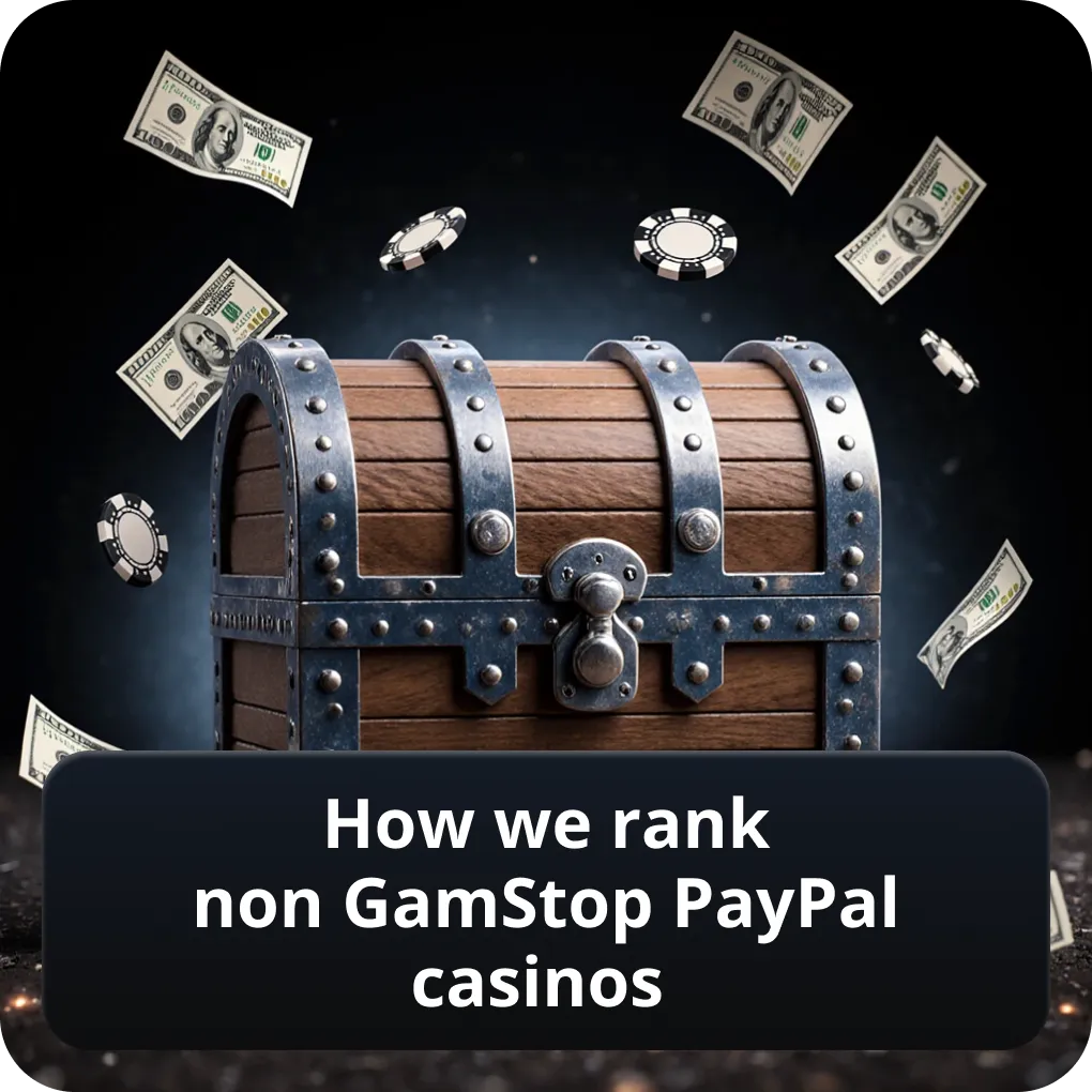 How we rank non GamStop PayPal casinos