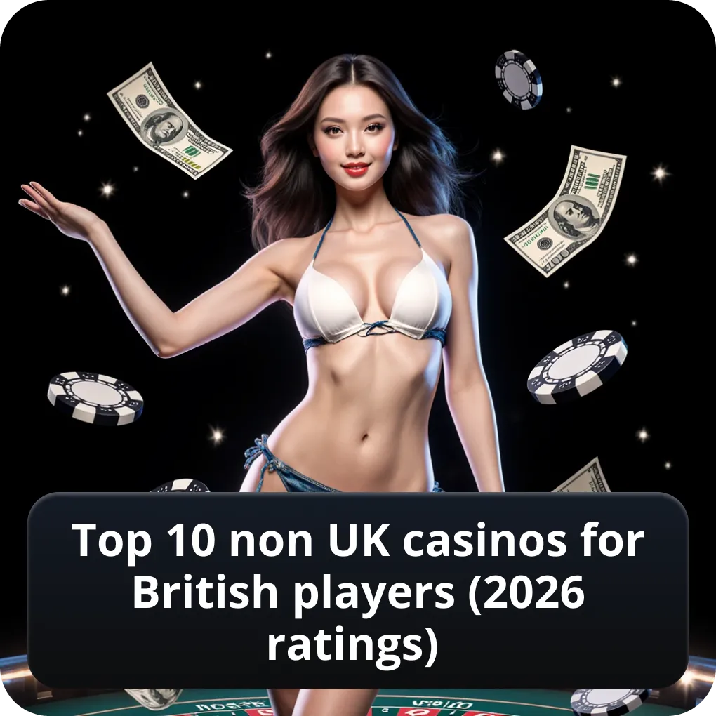 Top 10 non UK casinos for British players (2026 ratings)
